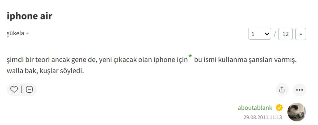 Kehanetin böylesi: iPhone Air ın adını 14 yıl önceden bildi! 